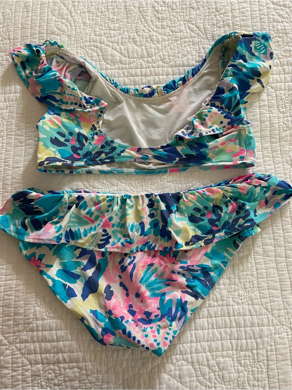 Girl’s Lilly Pulitzer Two-Piece Bathing Suit